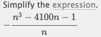 1/ n+5 - n2-10n/n3 +4125 ​-example-1