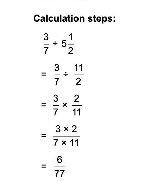 What expression is equal to 3/7 divided by 5/12?-example-1