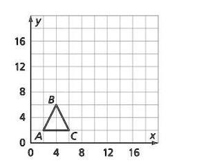 What are the coordinates of the image of ΔABC after a dilation with center (0, 0) and-example-1