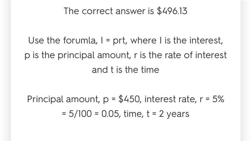 12. Phillip deposited $450 in an account that earns 5% interest, compounded yearly-example-1