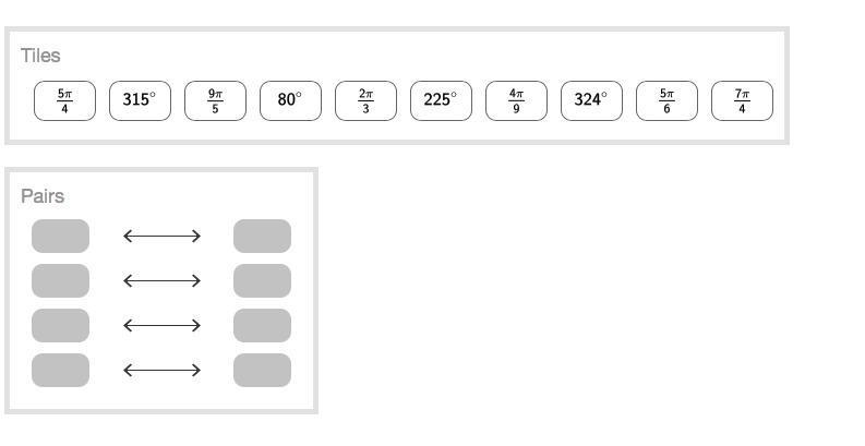 Drag the tiles to the boxes to form correct pairs. Not all tiles will be used. Match-example-1