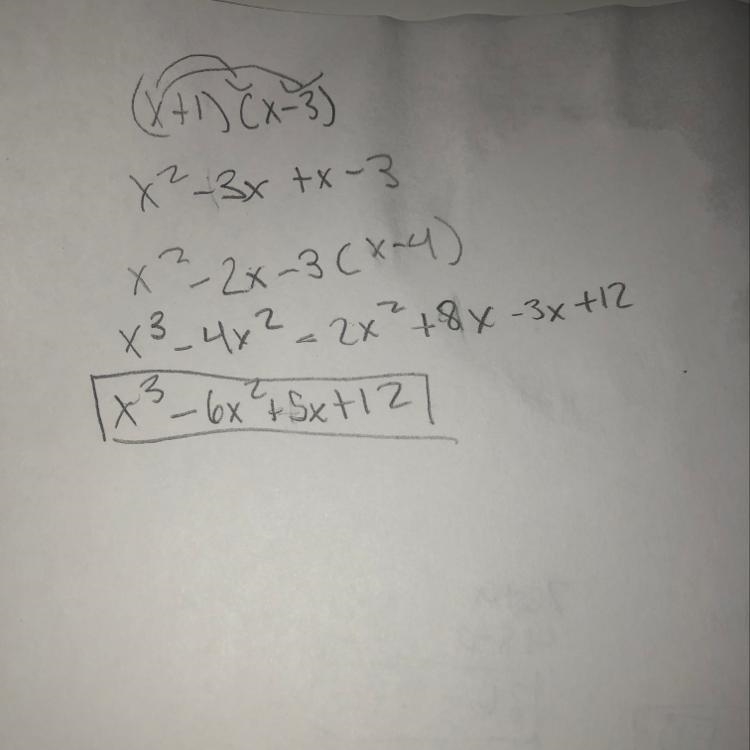 (x + 1)(x - 3)(x - 4)-example-1