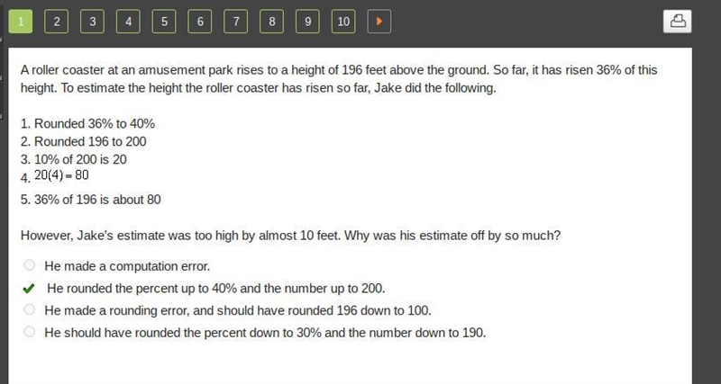 A roller coaster at an amusement park rises to a height of 196 feet above the ground-example-1