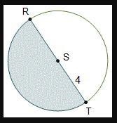 The measure of central angle RST is radians. What is the area of the shaded sector-example-1