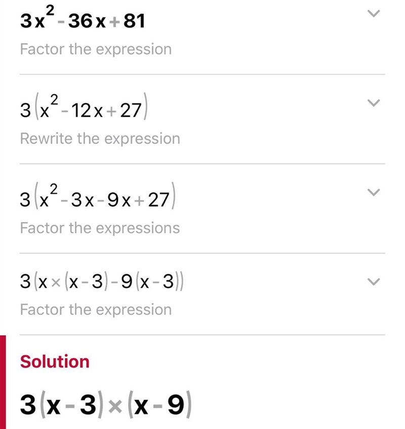 What is the factorization of the polynomial below 3x^2+36x+81-example-1