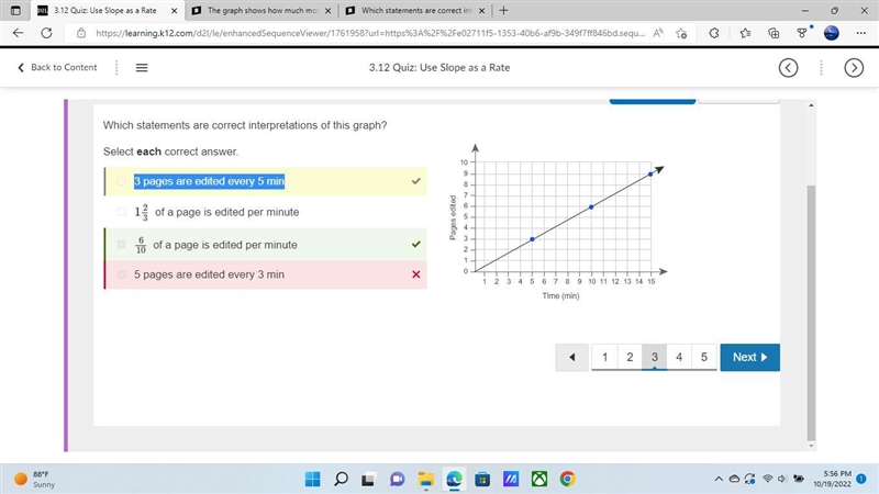 Which statements are correct interpretations of this graph? Select EACH correct answer-example-1