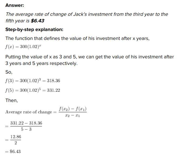 Jack invested some money in a bank at a fixed rate of interest compounded annually-example-1