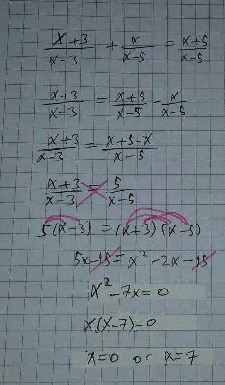 Solve for x, make sure to show work-example-1