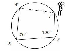 Ellen "The Wonderer" continues to walk in the path of an inscribed polygon-example-1