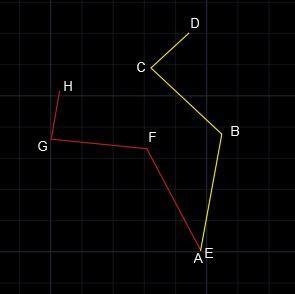 Describe a sequence of rigid transformations that will take zigzag ABCD onto zigzag-example-3