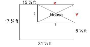 Dante's Mom wants to build a fence around their yard. Here are the measurements of-example-1