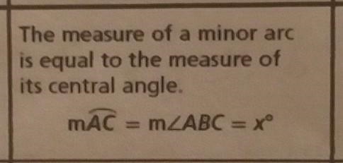 True or false: In naming arcs, ABC is equivalent to AC-example-1