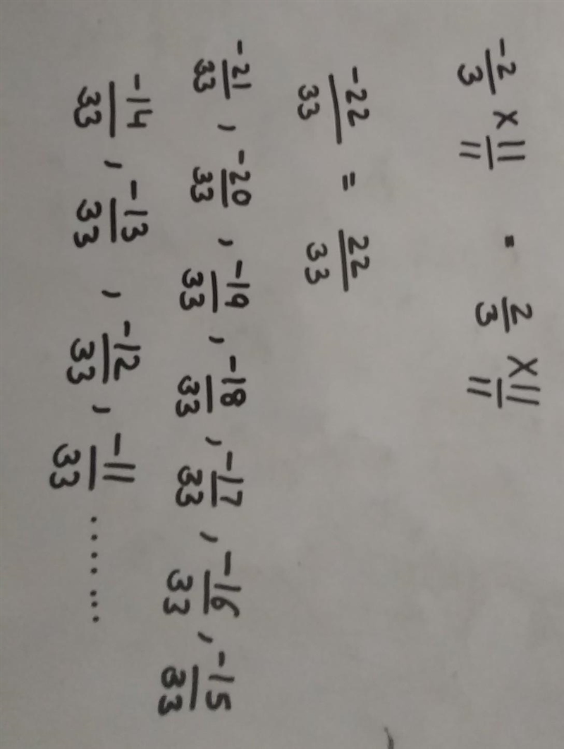 30 POINTS!! find 10 rational numbers between -2/3 and 2/3-example-1