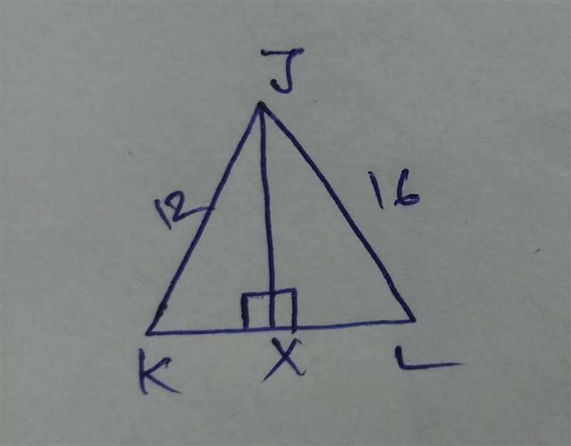 In triangle JKL, the bisector of angle J divides KL into XK with length y + 3 and-example-1