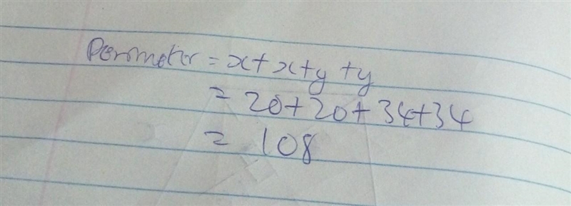 Y=? A=? (Area) P=? (Perimeter)-example-2