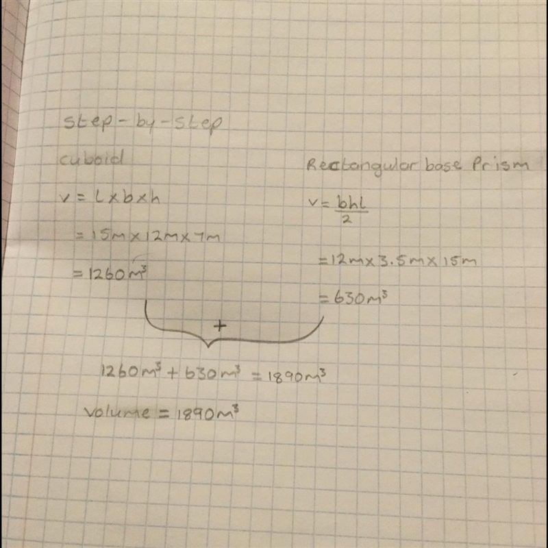 Find the volume of prism Pls!! Show how you got the volume pls-example-1