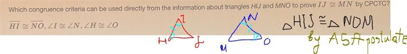 Which congruence criteria can be used directly from the information about triangles-example-1