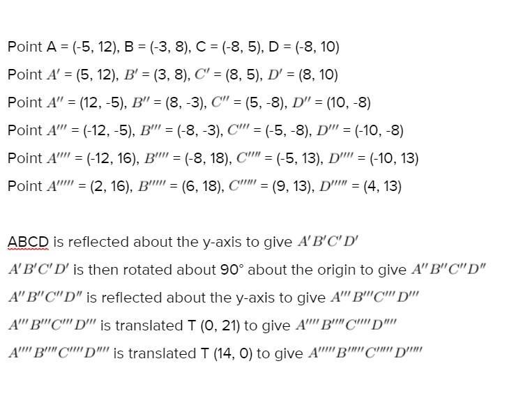 PLEASE HELP !!!! On the grid provided, draw a nonsymmetric four sided figure in Quadrant-example-1