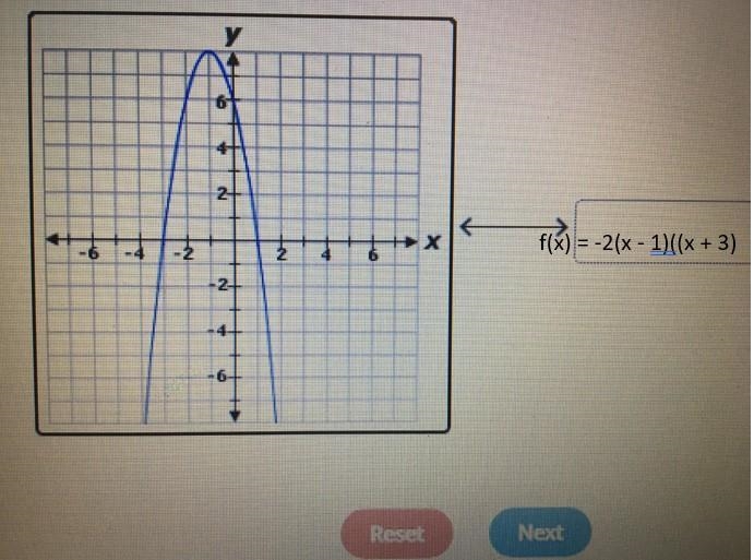 Match each quadratic graph to its respective function-example-3