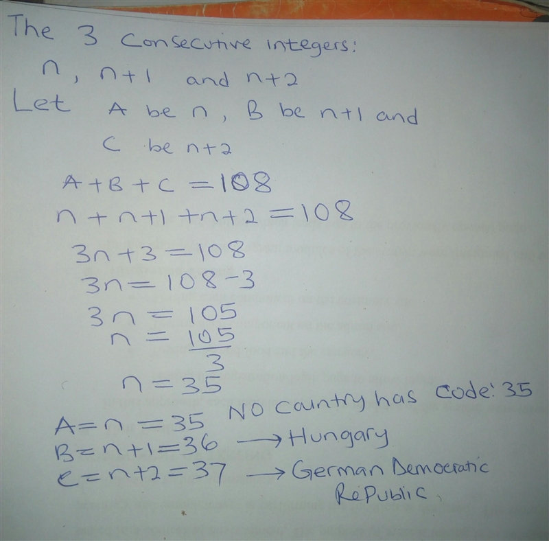 To make an international telephone call, you need the code for the country you are-example-1