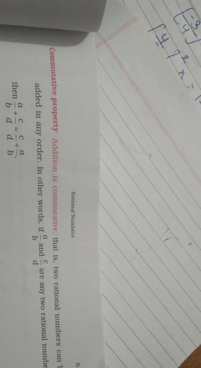 Is a + b = b + a a commutative or associative property of addition-example-1