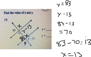 Find the value of x and y.-example-1