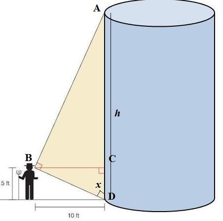 A roof has a cross section that is a right triangle. The diagram shows the approximate-example-1