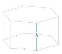 Find the volume of a hexagonal prism whose base area is 15 yd² and whose height is-example-1