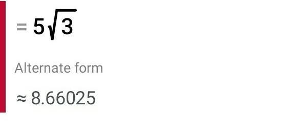 Select the correct answer. What is the sqare root of 75 in simplest form?-example-1