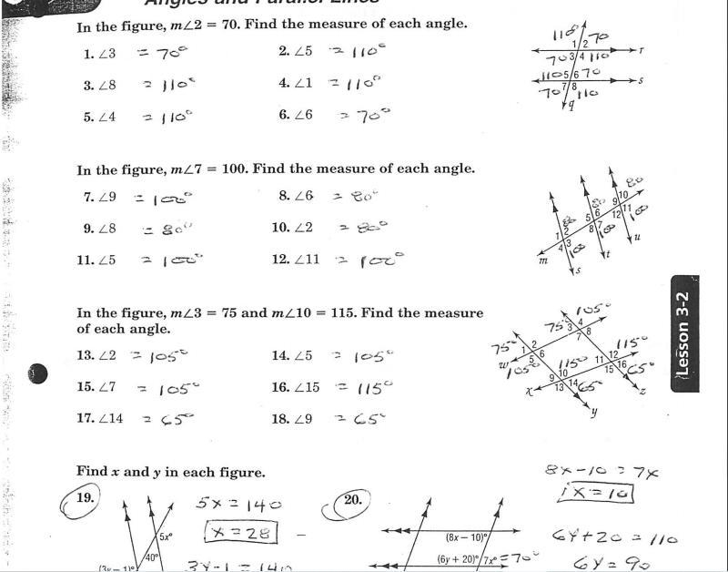 If m< 3=74 find each measure​-example-1