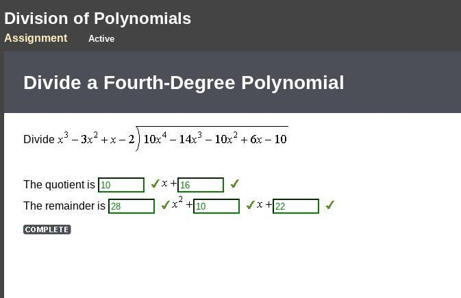 Divide the 4th degree polynomial-example-1