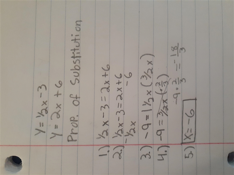 Solve the function h(x)= 1/2-3 and j(x)= 2x+6, for x.-example-1