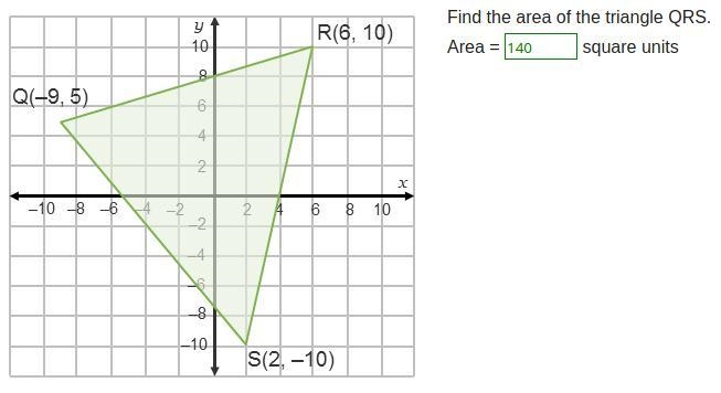 On a coordinate plane, triangle Q R S has points (negative 9, 5), (6, 10), and (2, negative-example-1