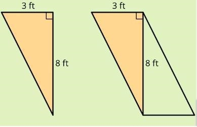 To find the area of this right triangle, Diego and Jada used different strategies-example-2