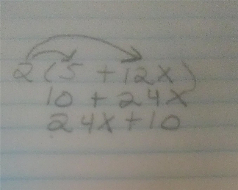 Find the answer 2 (5 + 12x)-example-1