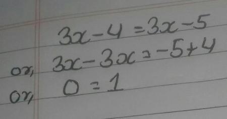 What is the answer to |3x-4|=|3x-5|-example-1