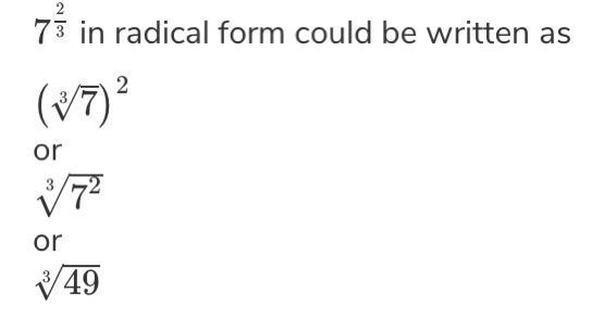 Write 7 2/3 in radical form-example-1