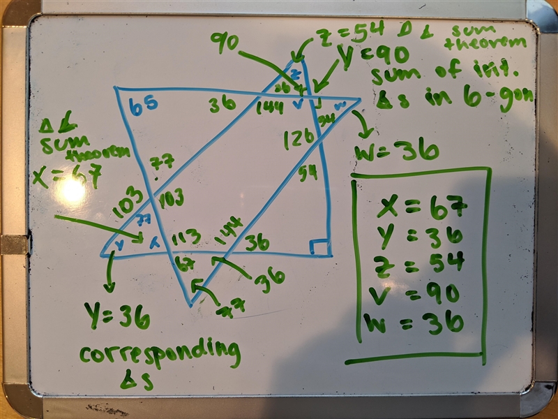 Find the measure of each angle in the figure-example-1