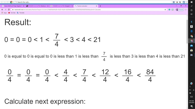 1 3 4 21 + = + = 7 4-example-1