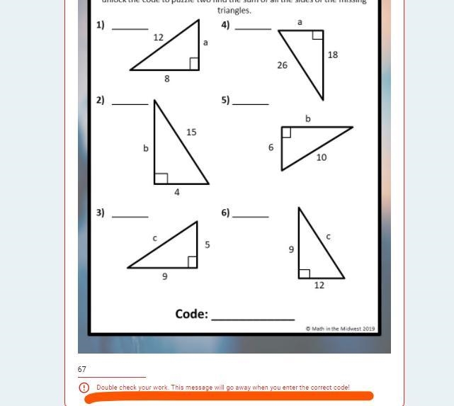 Find the length of the missing side of the triangle to the nearest tenth-example-2