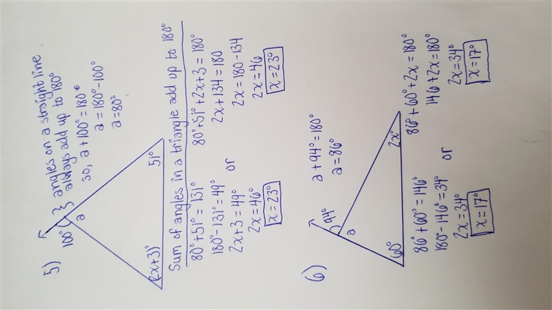 What is the answer for this question? number 5 and 6-example-1