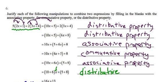 11) Justify each of the following manipulations to combine two expressions by filling-example-1