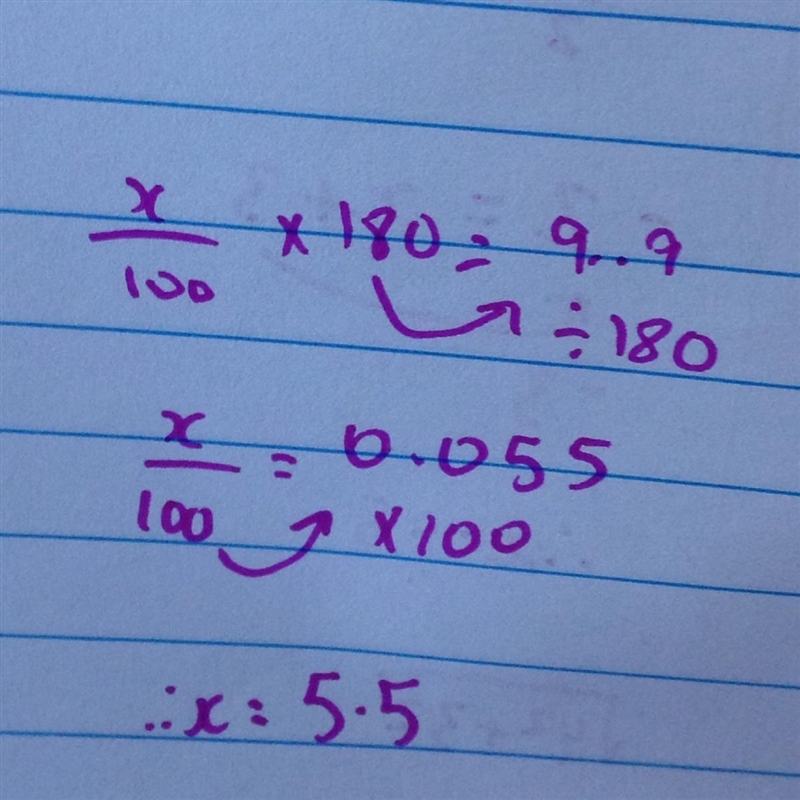 What percent of 180 is 9.9-example-1