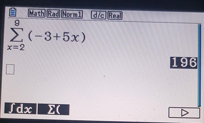 PLEASE HELP ASAP!! Solve the equation below. A. 196 B. 198 C. 243 D. 248-example-1