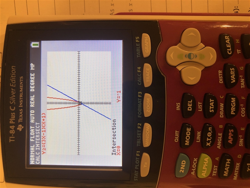 Given g(x) where f(x)= 3x-1 and g(x)= f(x+1). graph​-example-1