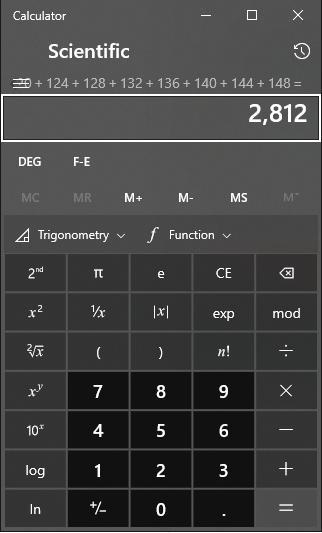 What is the sum of all integers that are multiples of 4 from 1 to 150? *Show your-example-1