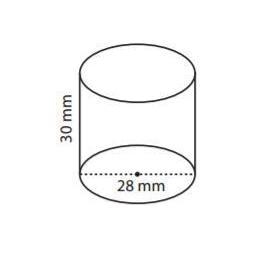 The mass of the cylinder is 50000 g find the density of the cylinder to the nearest-example-1