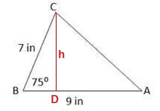 Find the area of Show your work and use appropriate units.-example-1