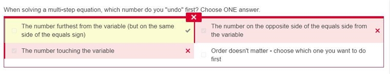 HELP PLEASE THANKS When solving a multi-step equation, which number do you "undo-example-1