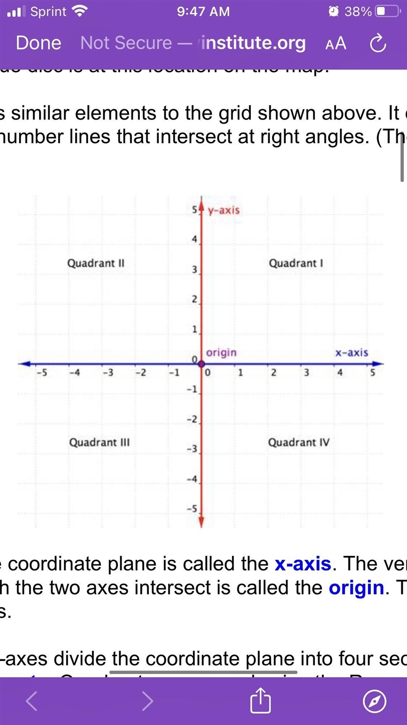 Move each point to the table to show what quadrant it is in when plotted on a coordinate-example-1